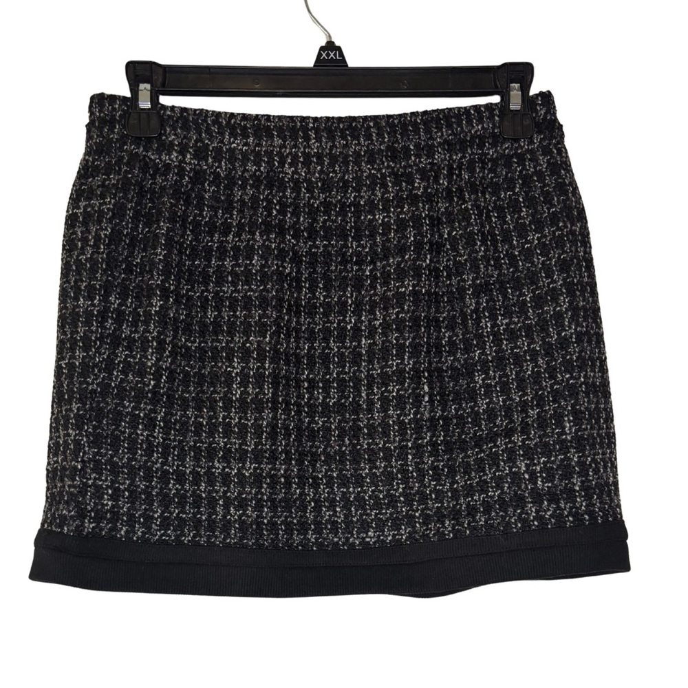 3/$20 Sweet Rain Black and Gray Tweed Mini Skirt